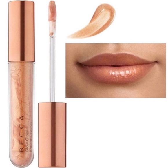 BECCA Glow Gloss Lip Gloss Champagne Creme - Picture 1 of 16